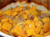 Cocotte d'agneau aux patates douces - Lamb and sweet potatoes casserole