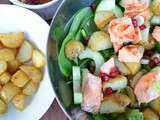 Salade épinard et saumon