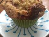 Muffin rhubarbe - crumble