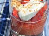 Dessert rhubarbe fraise parce que c'est de saison et irrésistible
