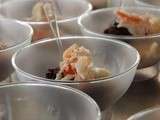 Étoiles de Mougins 2012, riz vénéré, oignons à la lavande et crabe de Massimo Viglietti