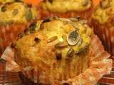 Muffins Citrouille & Chèvre Frais sans Gluten