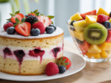 Gâteau léger et salade de fruits : la recette idéale pour une pause gourmande et saine