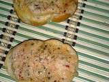 Mise en bouche de foie gras cru
