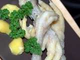 Salade aigre-douce de pattes de poulet
