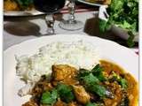 Curry du Yorkshire : poulet, épinards et lentilles corail
