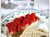 Revenons à la douceur : tarte aux fraises et parfait rhubarbe