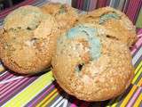 Muffins aux myrtilles crumble