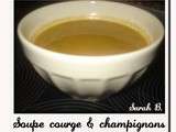 Soupe Courge & Champignons