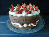 Layer cake aux fraises