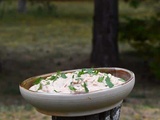 Houmous aubergines citron
