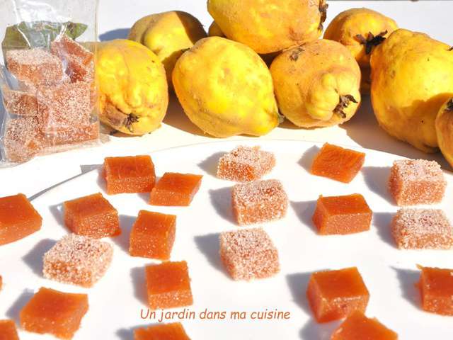 Recettes de Pâte de coing de Un jardin dans ma cuisine
