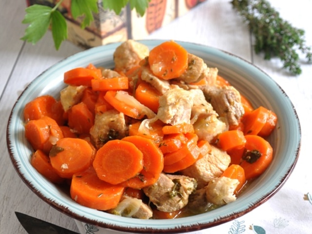 Recettes de Porc et Carottes