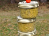 Tartinade courgettes citron