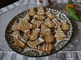 Bonhommes de Noël en biscuit pain d'épices