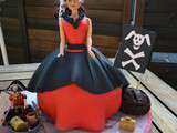 Gâteau 3D - Princesse pirate