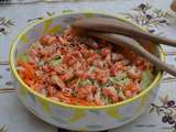 Salade de chou chinois aux écrevisses