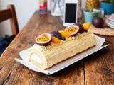 Bûche à la Passion : Recette exotique aux fruits frais