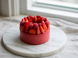 Entremet aux fruits rouges délicieux et léger