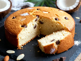 Gâteau au lait de coco moelleux, facile et rapidement préparé