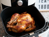 Poulet entier au Air Fryer : Recette dorée et juteuse