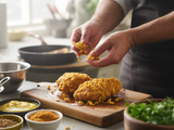 Poulet pané au corn flakes : Croustillant et savoureux