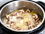 Risotto au Cookeo crémeux aux champignons facile