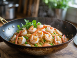 Riz aux crevettes sauté : Recette facile et savoureuse