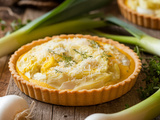 Tarte aux poireaux à l’ancienne : recette facile