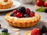 Tartelette aux fruits rouges et crème amande