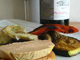 Apéro du week-end toasts au foie gras et légumes grillés