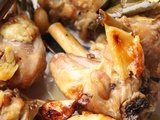 Adobo de poulet 'sec' des Philippines (adobong pinauga)
