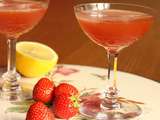Cocktail 'No Fun' aux fraises et au vinaigre balsamique