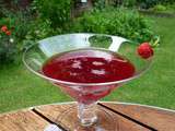 Cocktail 'Red lover' : fraise, griotte, violette