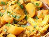 Curry de poulet 'Kalia' aux navets