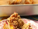 Gâteau brioché aux fruits d'été (levure de boulanger)