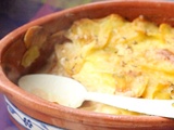 Gratin de coings et de pommes de terre à la crème