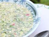 Okrochka: soupe froide russe aux légumes