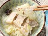 Soupe de choucroute et de porc à la chinoise (Suan Cai Bai Rou)