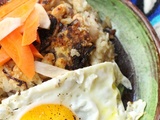 Tacu-tacu: riz et haricots sautés à la péruvienne