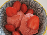 Crème glacée à la fraise