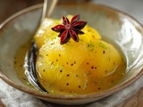 Ananas confit fondant à la vanille