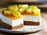 Cheesecake ananas rôti