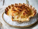 Coquilles Saint-Jacques à la bretonne gratinées