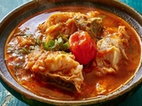 Court-bouillon de poisson antillais mijoté en cocotte
