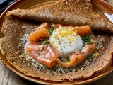 Galette au saumon façon brasserie