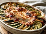 Gratin aubergine courgette doré