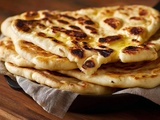 Naans nature moelleux à la poêle