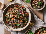 Salade de lentilles libanaise façon mezzé