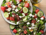 So fresh salad minute à la pastèque et féta
